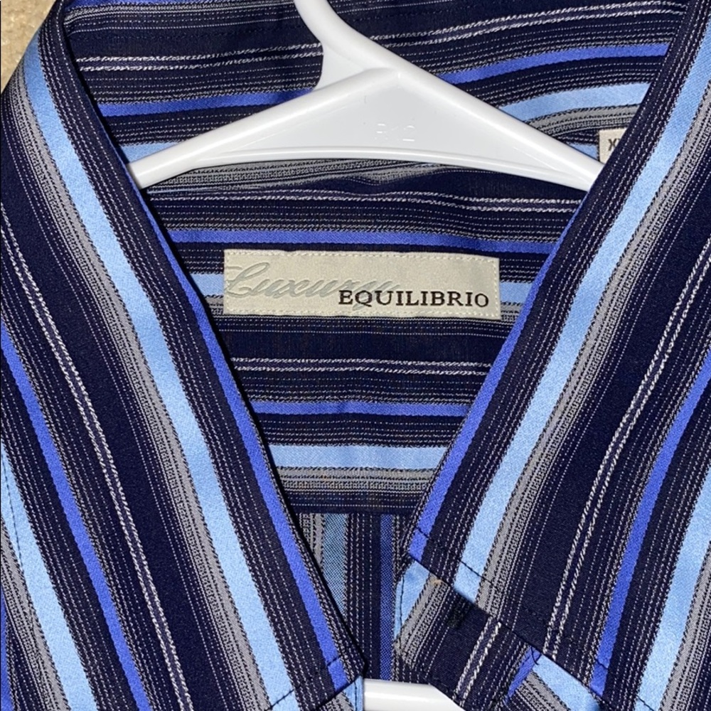 luxury equilibrio men’s xxl dress shirt